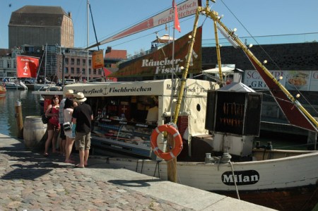 Stralsund haven Viskotter