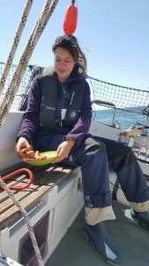 broodje worst op zee